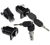 MIR - 85/104 - Lot de serrures pour portes coffre, barillet + 4 clés