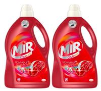 Mir Couleurs Ravive & Répare Lessive Liquide Couleurs et Fibres, 2 x 3L
