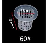 Mir Hydroponique En Plastique Aéroponique, Pot De Plantation En Maille, Pot De Jardin, Pot De Légumes Sans Sol, Multi-Taille, Blanc, Nouveau, 50 Pièces.No. 60