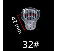 Mir Hydroponique En Plastique Aéroponique, Pot De Plantation En Maille, Pot De Jardin, Pot De Légumes Sans Sol, Multi-Taille, Blanc, Nouveau, 50 Pièces.No. 32