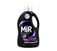 MIR Lessive Liquide Black 28 Lavages 1,4 kg pour Textiles Foncés et Noirs Raviveur de Couleur et Soin des Fibres - Lot de 3