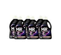 Mir - Lessive Liquide Black - Main & Machine - Raviveur - Formule Unique 3en1 - Couleurs - Fibres - Fraîcheur - Nettoie avec Soin - Anti-Bouloche - Pour tous les Textiles Foncés - 324 Lavages