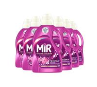 Mir - Lessive Liquide Couleurs - Explosion Florale -Main & Machine - Raviveur - Formule 3en1 - Couleurs - Fibres - Fraîcheur - Nettoie avec Soin - Pour Toutes les Couleurs - 27 Lavages - Lot de 6