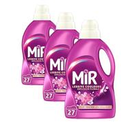 Mir - Lessive Liquide Couleurs - Explosion Florale -Main & Machine - Raviveur - Formule 3en1 - Couleurs - Fibres - Fraîcheur - Nettoie avec Soin - Anti-Bouloche - Pour Toutes les Couleurs - 27 Lavages