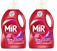 Mir Lessive Liquide Couleurs Main & Machine Formule Unique 3en1, 1.35L (Lot de 2)