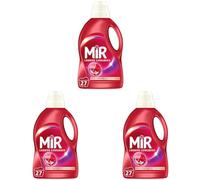 Mir Lessive Liquide Couleurs Main & Machine Formule Unique 3en1, 1.35L (Lot de 3)