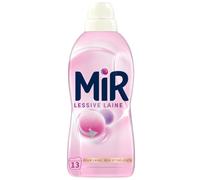 Mir Lessive Liquide Laine Main & Machine 13 Lavages 3en1 Douceur Cachemire | lessive, laine, raviveur 3en1, douceur cachemire, soin fibres, anti-bouloche, pour laine, soie, délicats, nettoie avec soin