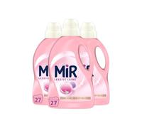Mir - Lot de 3 lessives liquides - Laine - Main & Machine - Raviveur - Formule Unique 3en1-3 x 1.35L - Pack Familial