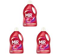 Mir - Lessive Liquide - Lessive Couleurs - Main & Machine - Raviveur - Formule Unique 3en1 - Couleurs - Fibres - Fraîcheur - Nettoie avec Soin - Anti-Bouloche - Pour Toutes les Couleurs - 54 Lavages