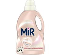 Mir, Lessive liquide White, Formule 3en1, Technologie anti-grisaillement, Ravive les couleurs clairs et le blanc, Nettoie avec soin