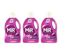 MIR LESSIVE Lot de 3 Lessives liquide Couleurs Explosion Florale 27 Lavages - 1,350L