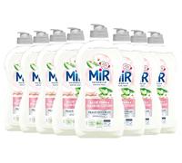 Mir Liquide Vaisselle Aloe Vera & Fleur de Coton - Lot de 8 x 450ml - Dégraissant Puissant, Fraîcheur d'aloe vera, Nettoyage Efficace