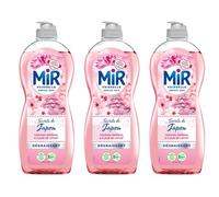 Mir Vaisselle - Secrets de Japon - Fleur de Lotus & Cerisier Impérial - Expérience Complète et Unique - Pouvoir Dégraissant - Sans Conservateurs - Sans Allergènes Parfum - Respect de la Peau - 675ml