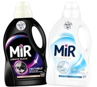 Mir - Lot de 2 lessives liquides - Noir - Blanc