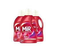 Mir - Lot de 3 lessives liquides - Couleur - Main & Machine - Raviveur - Formule Unique 3en1-3 x 1.35L - Pack Familial
