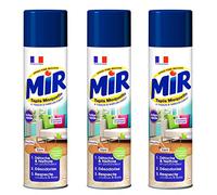 Mir - Nettoyant Tapis, Moquettes & Tissus d'Ameublement - Spray Fine Mousse - Action Rapide - Détache & Nettoie - Désodorise - Respecte couleurs & fibres - 600 ml - Lot de 3