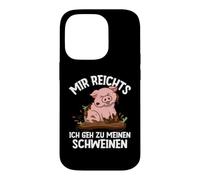 Mir Reichts Ich Geh Zu Meinen Schweinen Cochon Ferme Cochon Coque pour iPhone 14 Pro