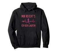 Mir Rich's Ich Geh Courir Coureur Jogging Battement Cardiaque Sweat à Capuche