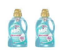 Mir Soin & Fraîcheur - Lessive Liquide Textiles Synthétiques & Mixtes - 50 Lavages (Lot de 2 x 1.5L)