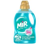 Mir Soin & Fraîcheur - Lessive Liquide Textiles Synthétiques & Mixtes - 50 Lavages (Lot de 2 x 1.5L)