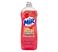 Mir Vaisselle Secrets de Vinaigre - Liquide Vaisselle (750mL) - Framboise-Groseille - Vaisselle Main
