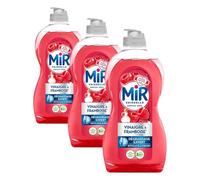 Mir Vaisselle - Vinaigre & Framboise - Dégraissage Expert - Efficace à Froid - Vinaigre Blanc - Sans Conservateurs - Sans Allergènes Parfum - Marque Préférée des Français - Bouteille de 450 ml