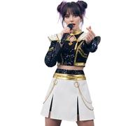 Mira Costume pour femme - Tenue de costumade de démon Zoey Rumi - Uniforme de performance et de performance de chanteuse pop, costume d'Halloween pour adulte (E, M)