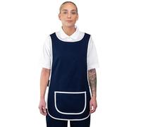 Mirabella Health & Beauty Tablier unisexe Hygea Tabard, Bleu marine avec bordure blanche, M