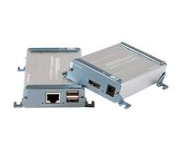 Mirabox KVM 80m HDMI Extender avec USB Over CAT5 / Cat5e / Cat6 / Cat6e Câble LAN Simple sans Perte sans Latence Pas De Délai pour DVR, DVD, Home Theater Support Clavier Et Souris (ARX560)