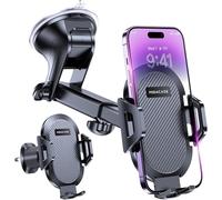 Miracase Support Téléphone Voiture【Militaire Ventouse】 Porte Telephone Voiture Universel【4 En1】 adapté Tableau Bord & Pare-Brise & Bouches & Table Compatible Tous Smartphones 4.0''-7.0''