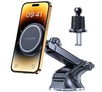Miracase Convient pour Le Support de Voiture MagSafe, Ventouse améliorée et Bras Long, Support de téléphone magnétique pour Tableau de Bord de Voiture, Grille d'aération Compatible avec iPhone