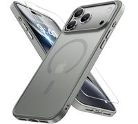 Miracase Coque de protection pour iPhone 17 Pro Magsafe [protection militaire de qualité supérieure et force magnétique] résistant aux chocs et aux rayures avec toucher velouté extrêmement durable