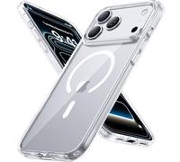 Miracase Coque pour iPhone 17 Pro avec MagSafe Top MIL, Transparent