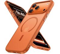 Miracase Coque pour iPhone 17 Pro avec MagSafe Top Militaire, Orange