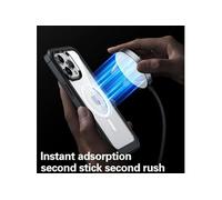 Miracase Etui Pour Magnétique IPhone 15 Plus Preuve Militaire De Chute Et De Crash Protecteur D'écran En Verre Compatible Avec MagSafe 360 Tout