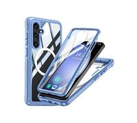 Miracase Magnétique Coque pour ZURSANA Samsung Galaxy S24 Entièrement Transparent Film Protecteur En PET 360 Tout Compris Preuve De Chute Et De Crash