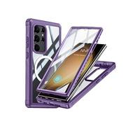 Miracase Magnétique Coque pour ZURSANA Samsung Galaxy S24 Ultra Preuve De Chute Et De Crash Entièrement Transparent 360 Tout Compris Film Protecteur