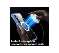 Miracase Magnétique Etui Pour Samsung Galaxy S24 Compatible Avec MagSafe 360 Tout Compris Preuve De Chute Et De Crash Film Protecteur En PET