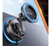 Miracase Magsafe Support de Voiture avec Ventouse surdimensionnée et magnétique 3600 GF - Support de téléphone magnétique pour Voiture, réglable à 360 ° pour iPhone 17 Pro Max 16 15 14 13 12