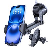Miracase Support de téléphone de voiture 2025 pour tableau de bord, pare-brise, grille d'aération, bureau 4 en 1, support de téléphone portable automobile rotatif à 360° pour iPhone, Samsung, tous les