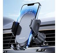 Miracase Support de téléphone de Voiture, Stable à Double Crochet en Acier pour Grille d'aération de Voiture, Support de téléphone Portable Rotatif à 360°, Support de téléphone Portable à Un Bouton