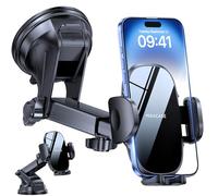 Miracase Support de téléphone Portable pour Voiture avec Ventouse puissante Rotation à 360° pour Tableau de Bord Pare-Brise pour iPhone Galaxy Tous Smartphones Surface Miroir