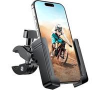 Miracase Support de téléphone pour Moto 【1s à Verrouillage Rapide】 Support de téléphone Universel pour Moto, Pince de Guidon de vélo pour iPhone 17 16 15 14 Pro Max Plus Air Mini, Samsung S25 Ultra
