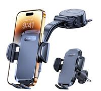 Miracase Support de téléphone Universel pour Voiture, Ventouse et Crochet de Ventilation, Rotation à 360 ° pour iPhone Pro Max, Samsung Galaxy, Google