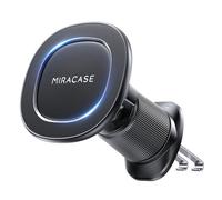Miracase Support de Voiture MagSafe - Design aérodynamique et résistant aux Chocs - Support de téléphone magnétique pour Grille d'aération de Voiture pour Homme et Femme - pour iPhone 17 Pro Max Air