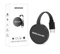 Miracast Dongle HDMI sans fil 4K, adaptateur HDMI Miracast avec Screen Mirror, HDMI Wireless Cast pour i-Phone/i-Pad/Android/iOS vers TV/moniteur/projecteur, prend en charge Miracast, DLNA, Airplay