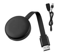 Miracast HDMI Dongle, sans Fil Dongle HDMI WiFi, 4K/2.4GHz Wireless Display Adapter WiFi Compatibles i-Phone/i-Pad/Mac OS/Android/iOS/Windows/TV/Moniteur, Supporte Miracast, DLNA, Airplay