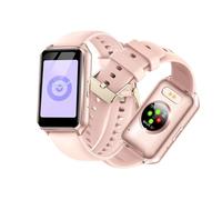 MiracDan Montre Connectée Femme Bluetooth 1.57" HD Smartwatch Montre Femme Connectée 120+ Sportifs Fréquence Cardiaque Sommeil Tension Artérielle Montre Connectée Tendance pour Android iOS