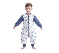 Miracle Baby Gigoteuse Hiver pour Bébé 2.5TOG, Gigoteuses Douillette à Pieds, Grenouillère Manche Longue Amovible, Turbulette Automne Hiver, Longueur 94 cm, 2-4 Ans (Monde Océanique)