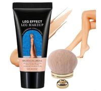 Miracle De Paris Leg Makeup,Miracle De Paris Fond De Teint Jambes Et Corps Waterproof,Fond De Teint Essence,Bronzer Essence,Maquillage Pour Les Jambes Imperméable Sans Transfert (3#+Pinceau)